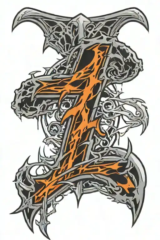 Metallica logo tattoo design idea