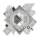 berber minimal tattoo design idea