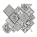 berber minimal tattoo design idea