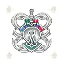 Irish Tyrone knot kids names Meghan Reilly Phillip Hannah wife name Maureen music acoustic guitar claddagh baseball  tattoo design idea