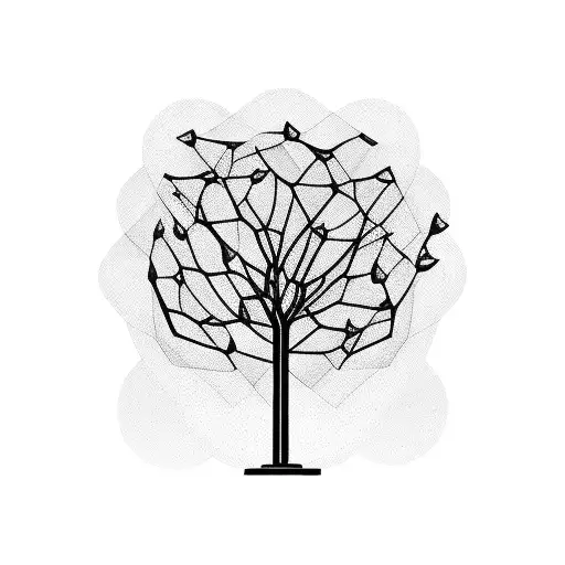money tree tattoo design idea