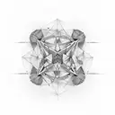 Quantum Rectanglement  tattoo design idea