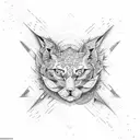 Quantum Rectanglement  tattoo design idea