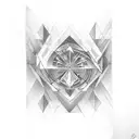 Quantum Rectanglement  tattoo design idea