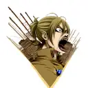 attack on titan gorey tattoo design idea