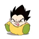 Messi dressed up as vegeta in namec tattoo design idea