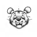 Winnieh Pooh with Tigger Custome tattoo design idea