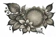 sand tattoo design idea