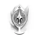 Ace of Spades tattoo design idea