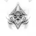 Ace of Spades tattoo design idea