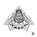 Zelda's Triforce tattoo design idea