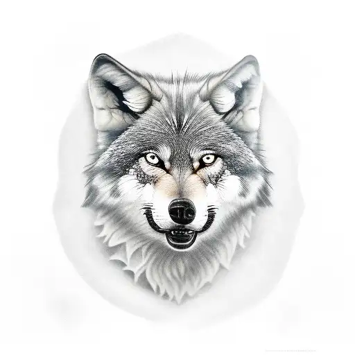Roman wolf with kids tattoo design idea