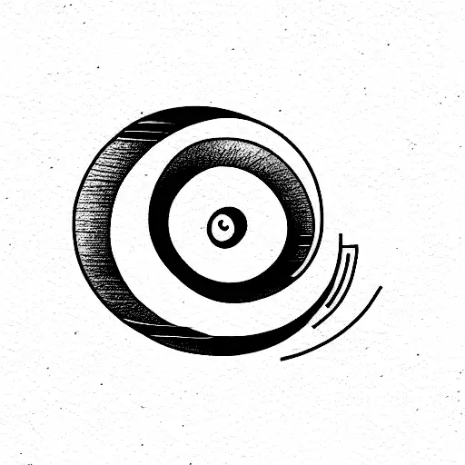fibonacci sequence, line tattoo design idea
