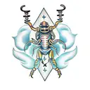 scorpio libra tattoo design idea