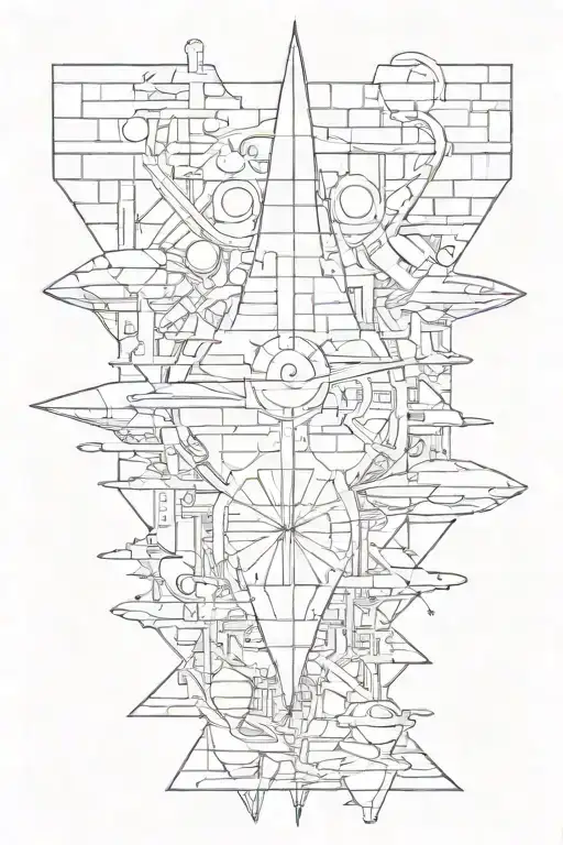 pink floyd the wall tattoo design idea