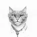 number 7 tattoo design idea