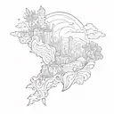 Kurdistan tattoo design idea