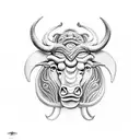 taurus tattoo design idea