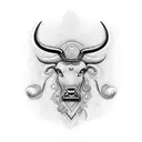 taurus tattoo design idea