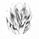 Yucca and Monstera tattoo design idea