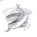  eel tattoo design idea