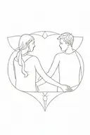 brother sister bond tattoo design idea