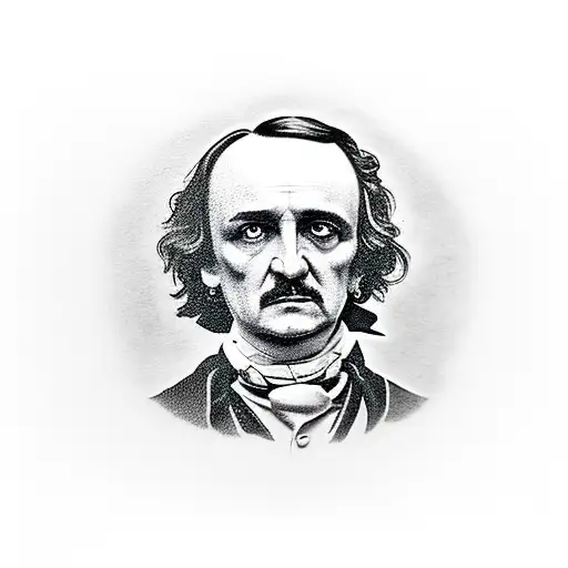 Edgar Allan poe tattoo design idea