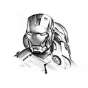ironman tattoo design idea