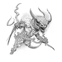 beelzebub tattoo design idea