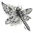 dragonfly with movement shoulder piece tattoo design idea