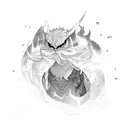 fire line tattoo design idea