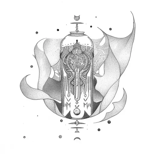 Aquarius with libra tattoo design idea