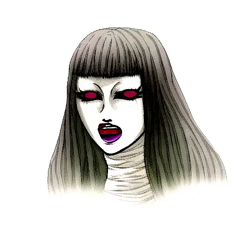 Tomie junji ito anime  tattoo design idea