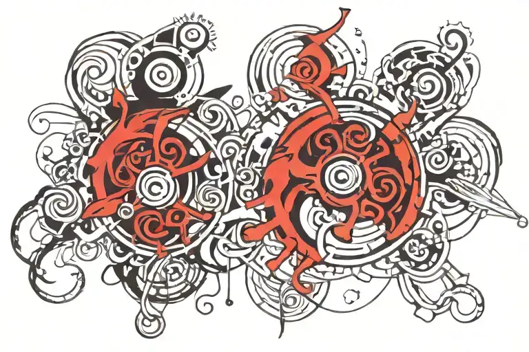 Adhd symbolistic tattoo tattoo design idea