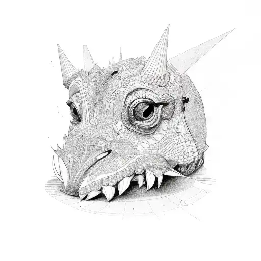 caserón Barcelona antigua tattoo design idea