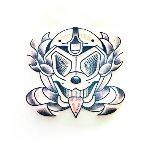 excavator tattoo design idea