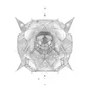 milky way  tattoo design idea