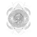 milky way  tattoo design idea