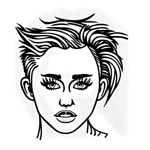 miley cyrus tattoo design idea