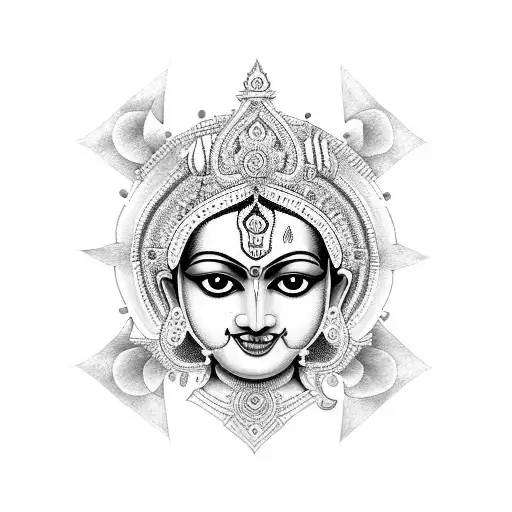 krishna jagannath kali tattoo design idea