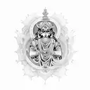 krishna jagannath kali tattoo design idea