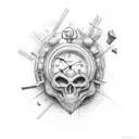 time heals what lessons cannot tattoo design idea