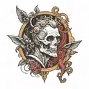 hamlet ve kayboluş tattoo design idea