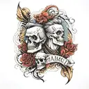 hamlet ve kayboluş tattoo design idea