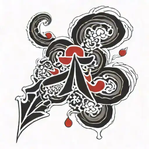 blood type 3 positive tattoo design idea