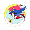 fish Betta sailor moon tattoo design idea