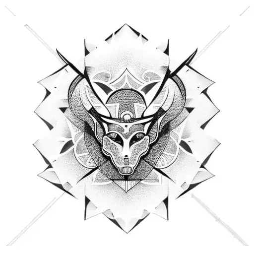 symetrical signs tattoo design idea