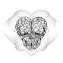 cerebros y corazones tattoo design idea