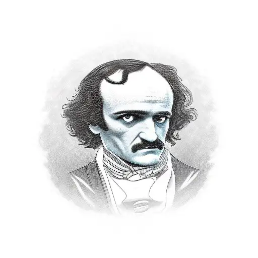Edgar Alan Poe tattoo design idea