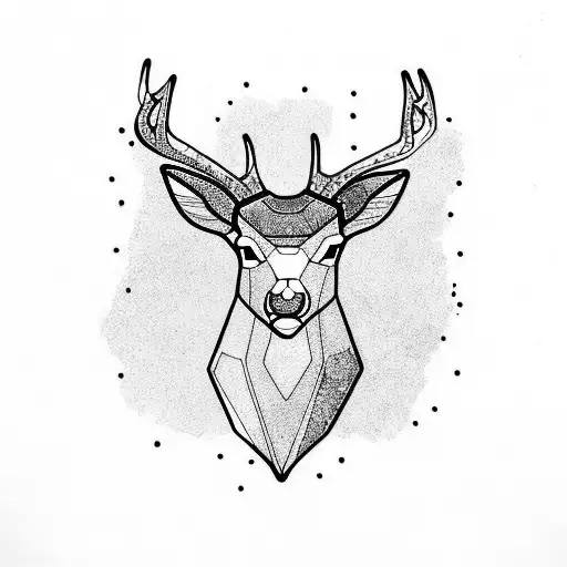 Majestic Deer Tattoo | Realistic Temporary Tattoos – TattooIcon
